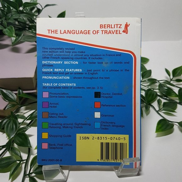 BERLITZ Language Guide French for Travellers English to French Education Travel - Picture 3 of 6